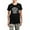 With Gray Camo Pant, variant on CafePress - Gallowglassblack Women's Dark Pajamas - Women's Short Sleeve Print T-Shirt and Pants Dark Cotton Pajama Set