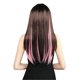 thumbnail image 3 of 10pcs Colorful Highlight Synthetic Clip-in Hair Extensions (Light Pink), 3 of 3