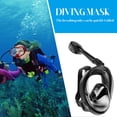thumbnail image 4 of Gafas De Natación Gafas de natación Separación Tubo de respiración Gafas de buceo (negro S/M) Sywqhk Para Estrenar, 4 of 7
