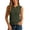 Green, variant on Women Collared V Notch Sleeveless Knit Vest, Polo Neck Sweater Tank Top