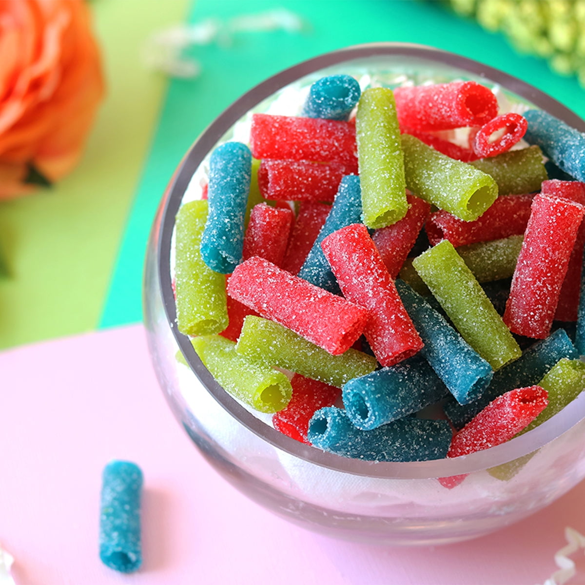 Sour Punch Bites Assorted Flavors Candy, 9oz Resealable Bag
