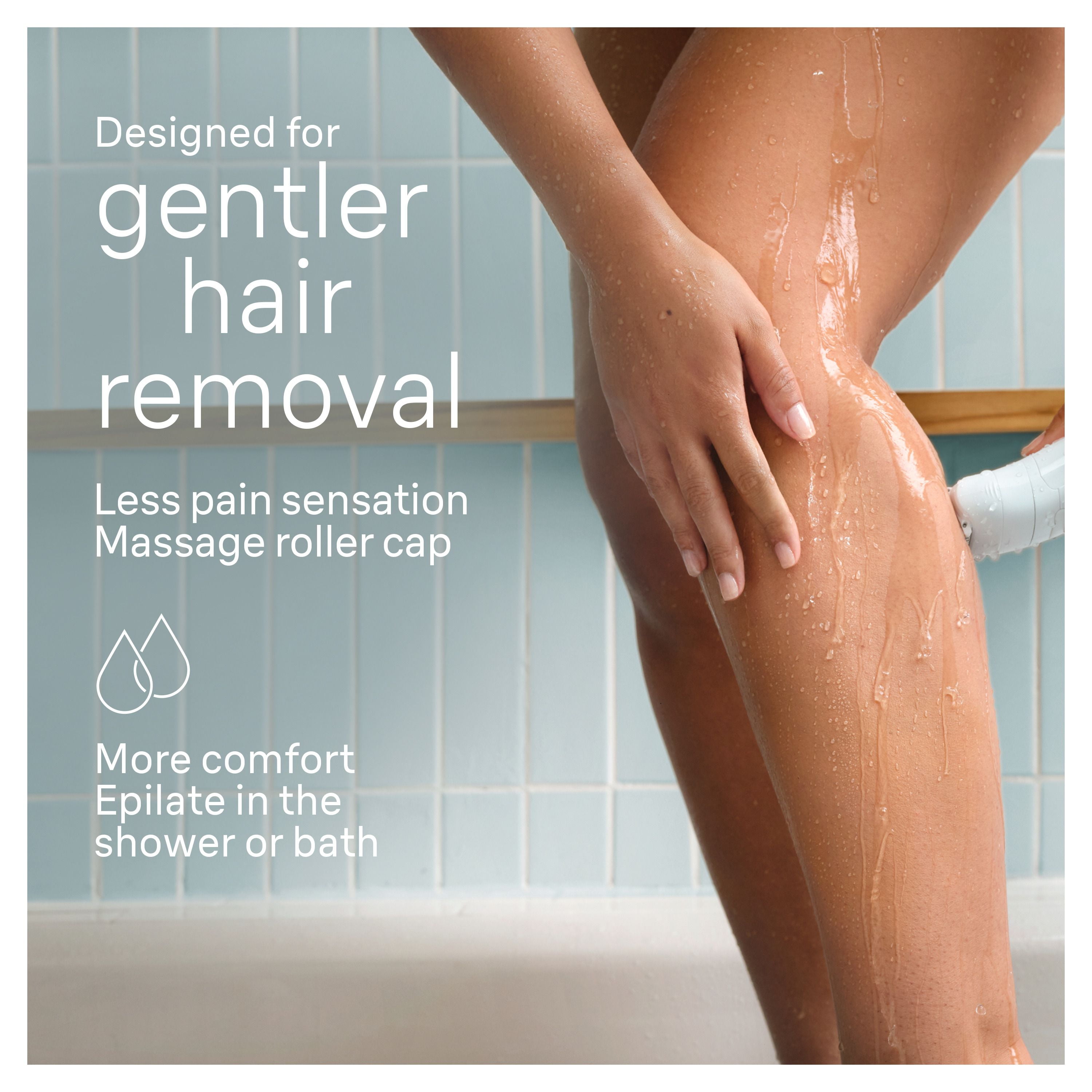 Braun Silk-épil 5 Epilator, Wet and Dry, Includes Skin Contact Cap, SE5-011, Grey, 1 Count