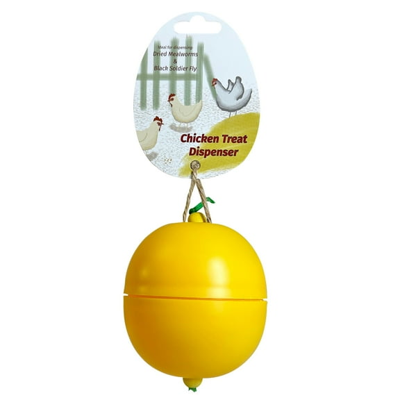 Chicken Treat Dispenser - Fun & Unique Mealworm Foraging Toy for Chickens
