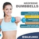 thumbnail image 4 of Balelinko Equipo De Gimnasio En Casa Entrenamientos Entrenamiento De Fuerza Pérdida De Peso Pilates Pesas Conjuntos De Yoga Pesas Para Mujeres, Hombres, Personas Mayores Y Jóvenes, 7 Libras, Par Azul, 4 of 5
