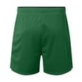 thumbnail image 3 of Bcfgryg Men's Running Shorts With Zipper Pockets Gym Athletic Workout 5" Shorts For Men Athletic Shorts Men Green XXXL, 3 of 4