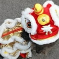 thumbnail image 6 of Cute Lion Dog Costume with Beast Horn for Halloween Chinese New Year - Pet Clothes for Small Medium Dogs - Lion Dragon Dance Clothing for Halloween, Christmas and Cosplay, 6 of 8