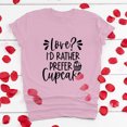thumbnail image 4 of Valentines Day Gifts T-shirt à Manches Courtes Imprimé à Col Rond pour Femme, 4 of 8