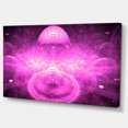 thumbnail image 2 of Bright Purple Infinite World - Floral Canvas Art Print, 2 of 4