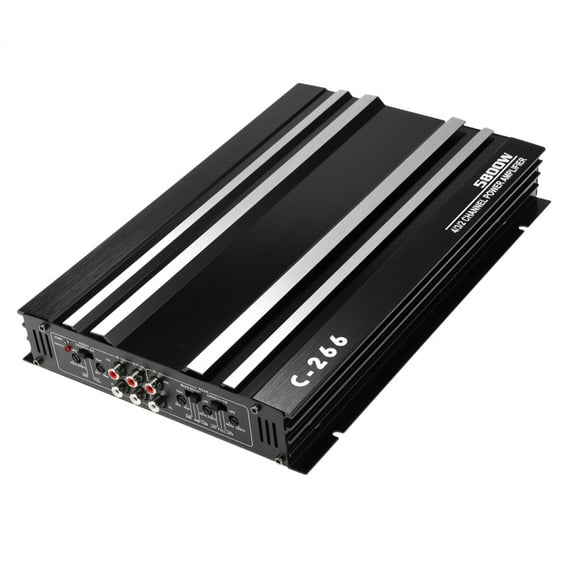 4-Channel Car Audio Amplifier 5800W High-Power Amp 12.0V Ultra-Thin Four-Way Power Amplifier Class A/B