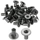 thumbnail image 1 of Uxcell 50-Pack M8x20mm Tuercas en T Galvanizadas de Acero al Carbono Tuercas de Soldadura de Base Redonda Grises, 1 of 7