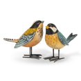 thumbnail image 1 of Ensemble de 2 Sculptures d'Oiseaux de Style Folklorique, 1 of 4