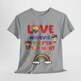 thumbnail image 4 of Love Whoever you want LGBQT Shirt,Pride Month Shirt,LGBT Shirt ID-0520-RFZM, 4 of 9