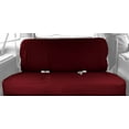 thumbnail image 2 of CalTrend Rear Solid Bench Faux Leather Seat Covers for 2004-2005 Mercury Monterey - ME106-02LX Red Insert and Trim, 2 of 3
