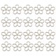 thumbnail image 1 of Paquete de 20 colgantes de flores YONGSHENG pétalos huecos para pulseras y collares DIY, 1 of 5