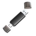 thumbnail image 1 of Unidad flash JOIOT de 512 GB USB-C + USB 3.0 para smartphone, color negro, 1 of 7
