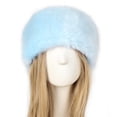 thumbnail image 5 of Skymirror Women Winter Hairband Fluffy Thick Elastic Wide Washable Keep Warm Solid Color Empty Top Winter Ski Hat Hats Accessories, 5 of 8