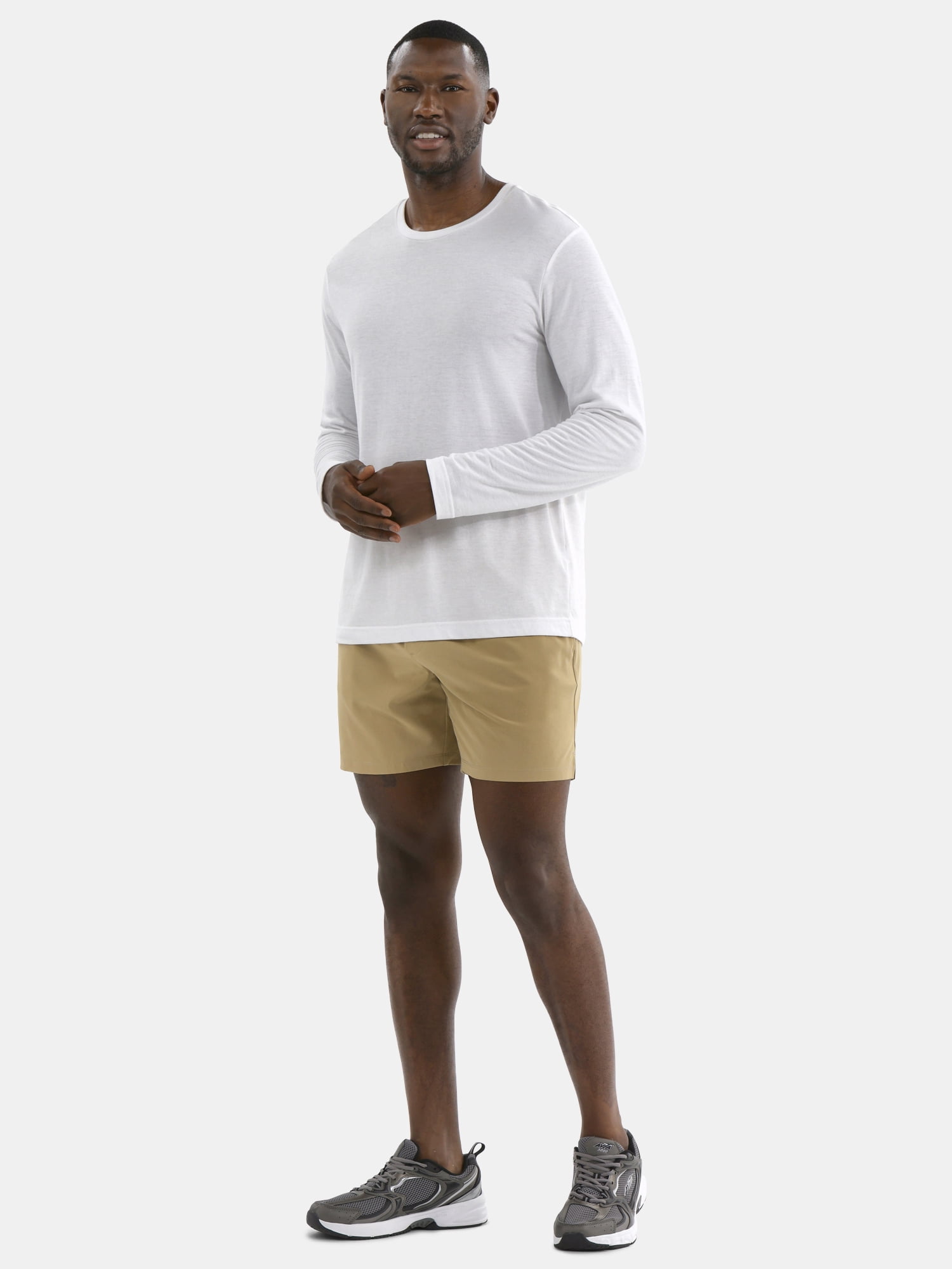 Athletic Works Men's and Big Men's Woven Running Shorts, 6" and 8" Inseams, Sizes XS-5XL