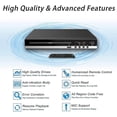 thumbnail image 4 of Dvd Players For Tv With Hdmi, Dvd Players Playing All Regions, Cd Player For Home Stereo System, Hdmi & Rca Cable Included, 4 of 5