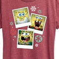 thumbnail image 3 of SpongeBob SquarePants - Christmas Photo Collage - Women's Lightweight French Terry Pullover, 3 of 6