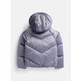 thumbnail image 2 of Wonder Nation Girls Heavyweight Puffer Jacket with Hood, Sizes 4-18, 2 of 3
