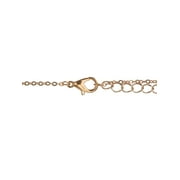 Time and Tru Adult Womens Gold Tone Baguette Crystal Metal Pendant Necklace
