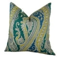 thumbnail image 1 of Plutus Fun Paisley Handmade Throw Pillow, (Double sided 16" x 16"), 1 of 2