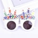 thumbnail image 5 of 5 piezas de gafas de feliz cumpleaños, gafas de sol de fiesta, gafas de sol de feliz cumpleaños, para niños, adultos, fiesta, cumpleaños, decoración, regalos multicolor colorido, 5 of 5