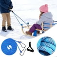 thumbnail image 2 of Heavy Duty Sled Pulling Belt and Rope Kit with Secure Carabiner for Outdoor Training and Fitness Exercises, 2 of 6