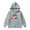 Z04 Grey, variant on Gelikeya Sweaters for Girls Fashion Cute Bowknot Long Sleeves Hoodie Hooded Oversized Pullover Tops 3-14Y (Grey, 11-12 Years)