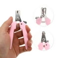 thumbnail image 3 of Cortauñas para mascotas de mango corto y duradero de 1 pieza Unique Bargains para gato y perro 4.72"x2.76" Rosa, 3 of 6
