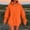 Orange_Coat, variant on Viadha Plus Size Hoodies for Women Fleece Hooded Sweatshirts Oversized Pullover Long Sleeve Ladies Tops with Pockets