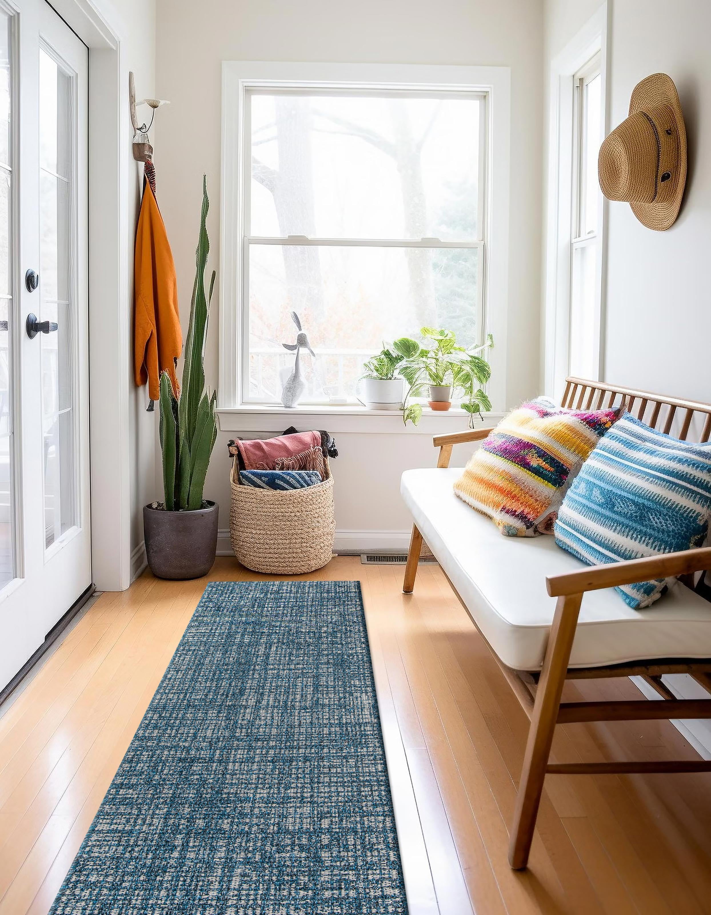 ECARPET Nayah Contemporary Runner Rug for Living Room, Bedroom, Dining Room, Entrance, Hallway and More.