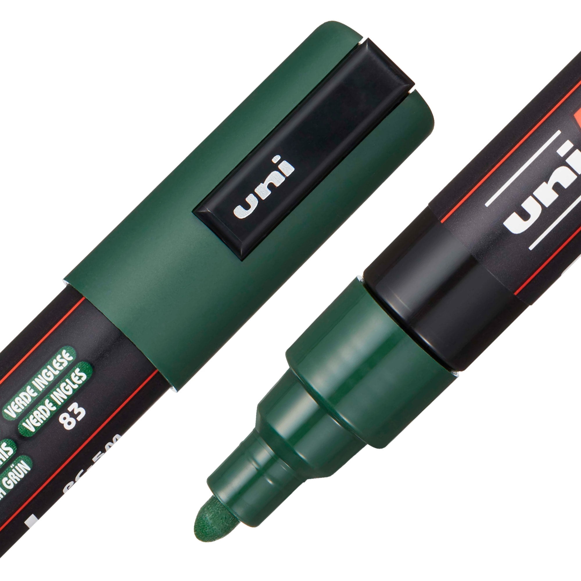 Uni POSCA PC-5M Water-Based Paint Markers, Reversible Medium Tip (1.8-2.5mm), Earthtone Ink Colors, 8 Count