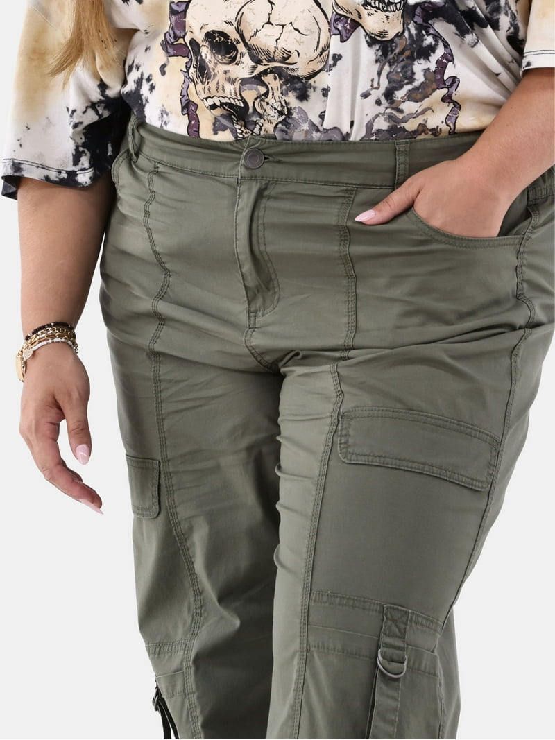 No Boundaries Cargo Parachute Pants, 29