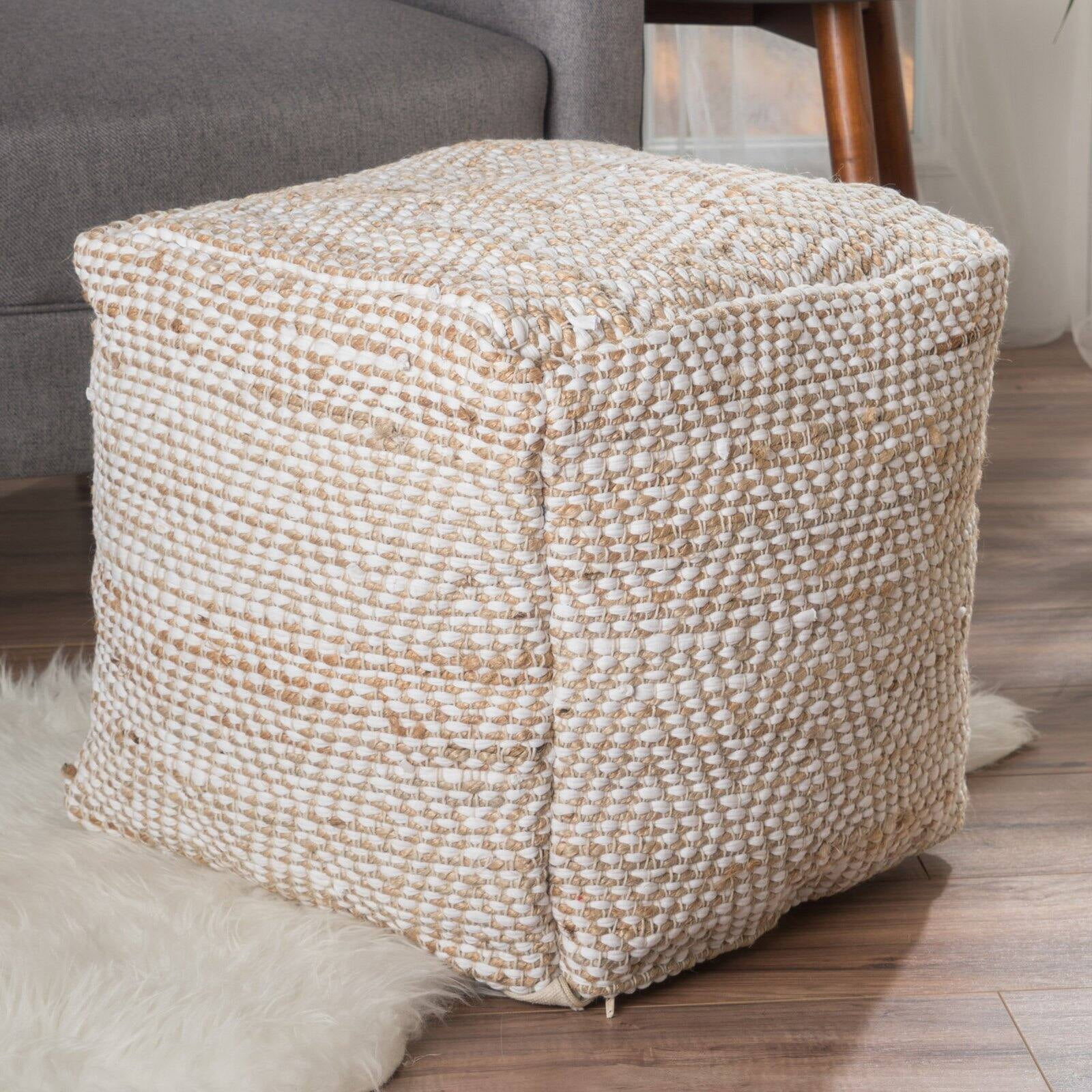Hendren Fabric Pouf Ottoman