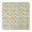 Yellow Lemon Fruit-2, variant on Yellow Lemon Fruit Flowers BlueWhite Pattern Square Fitted Tablecloth with Elastic Edge,Square Table Cover,Washable Elastic Table Cover for Home Kitchen Party Decor 34"x34"