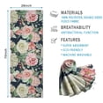 thumbnail image 2 of Pioneer Flower Floral Print Pattern Hot Yoga Mat Towel Non Slip for Hot Yoga - Quick-Drying Yoga Mat Cover with 4 Corner Pockets with Travel Bag - Hot Yoga Towel Non Slip 74"x26", 2 of 6