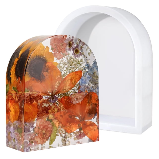 Molde de Resina de Silicona Wisedry 25x20x7,5 cm con Soporte Acrílico