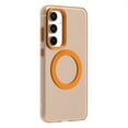 thumbnail image 2 of for Samsung Galaxy S25 Case Compatible with Magsafe, Samsung Galaxy S25 Phone Case, Translucent Matte Back Slim Magnetic Case Military-Grade Protection Shockproof for S25 - Orange, 2 of 6