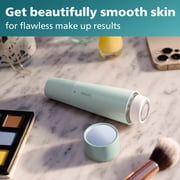 Philips Beauty Series 5000 Electric Shaver and Personal Groomer For Women, Cordless & Compact, Hypoallergenic Head, Gentle & Quick Hair Removal, Easy Touch Ups, Mint Green, BRR474/00