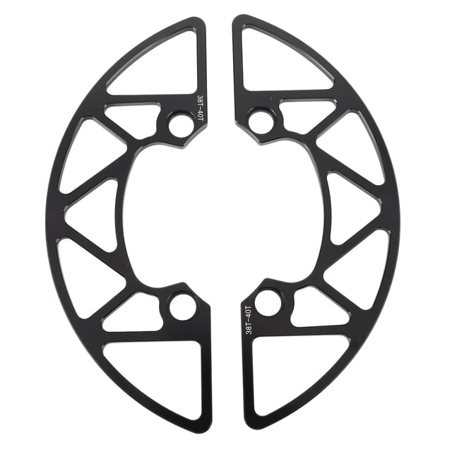 Cycle Chainring Guard, 38 to 40T Aluminum Alloy Cycling Single Disc Sprocket Protector
