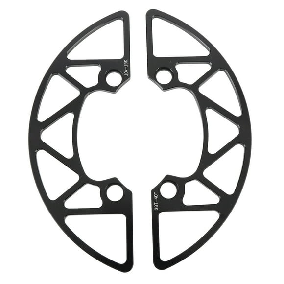 Garde-plateau de Chaîne de Vélo, Protecteur de Pignon de Disque Unique en Alliage d'Aluminium de 38 à 40T