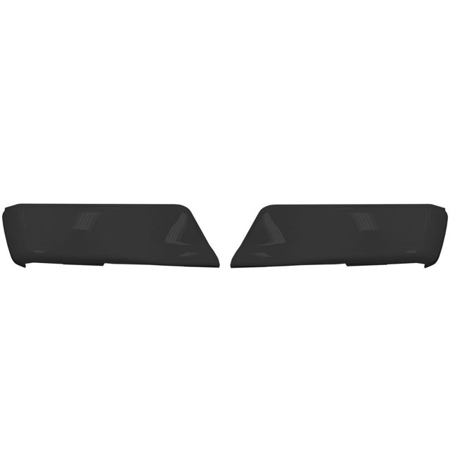Fits 2015-2020 Ford F-150 eCoological Bumper Cover DF1012 BumperShellz, plain design without light cutouts, made from durable ABS plastic. Paintable and designed for car customization, it protects against scratches, dings, and rust while covering exposed metal portions of the bumper. Easy DIY installation with high-strength acrylic foam tape.