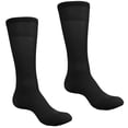 thumbnail image 5 of JUUNthy Mens Dress Socks, Regular Fit Thin Breathable Comfortable Stretch Everday Casual Crew Socks Black Size Free Size, 5 of 8