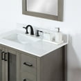 thumbnail image 3 of Hadiya 36" Single Bathroom Vanity Set in Gray Pine with Aosta White Composite Stone Countertop with Mirror, 3 of 9
