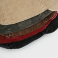 thumbnail image 5 of YooGuoGuo Corduroy Newsboy Cap for Women Vintage Unisex Paperboy Painter Hat Slouchy Beret Cap Y2k Messy Octagonal Cap, 5 of 9