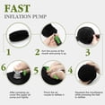 thumbnail image 3 of Golf Training Ball Smart Ball Golf Training Aid Inflatable Swing Training Ball with Inflator Pump and Adjustable Lanyard,Assist Golf Swing Trainer Golf Swing Assistant for Beginner, 3 of 7