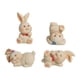 thumbnail image 1 of 4 figuras de animales para decoración de interiores de coche, salpicadero, estatuas Beige, 1 of 8