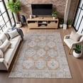 thumbnail image 7 of Addison Rugs Mayfield Premium Machine Washable Transitional Border Terracotta Rectangle Rug, 10' x 14', 7 of 7