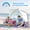 Mint Green, variant on WolfWise 3-4 Person Easy Up Beach Tent UPF 50+ Portable Instant Sun Shelter Canopy Umbrella with Extended Zippered Porch, Mint Green
